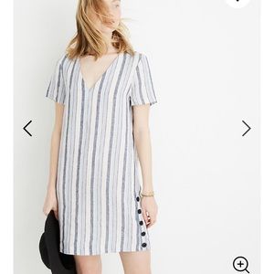 NWOT | Madewell | Linen Side Button Dress